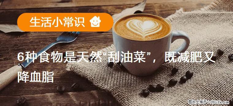 【生活小常识】6种食物是天然“刮油菜”，既减肥又降血脂 - 防城港生活资讯 - 防城港28生活网 fcg.28life.net